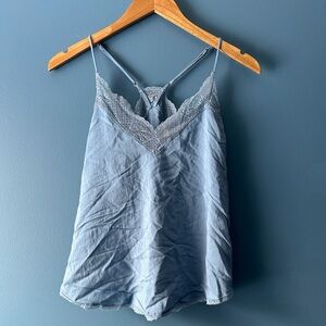 lovestitch Light Blue Lace Trim Camisole